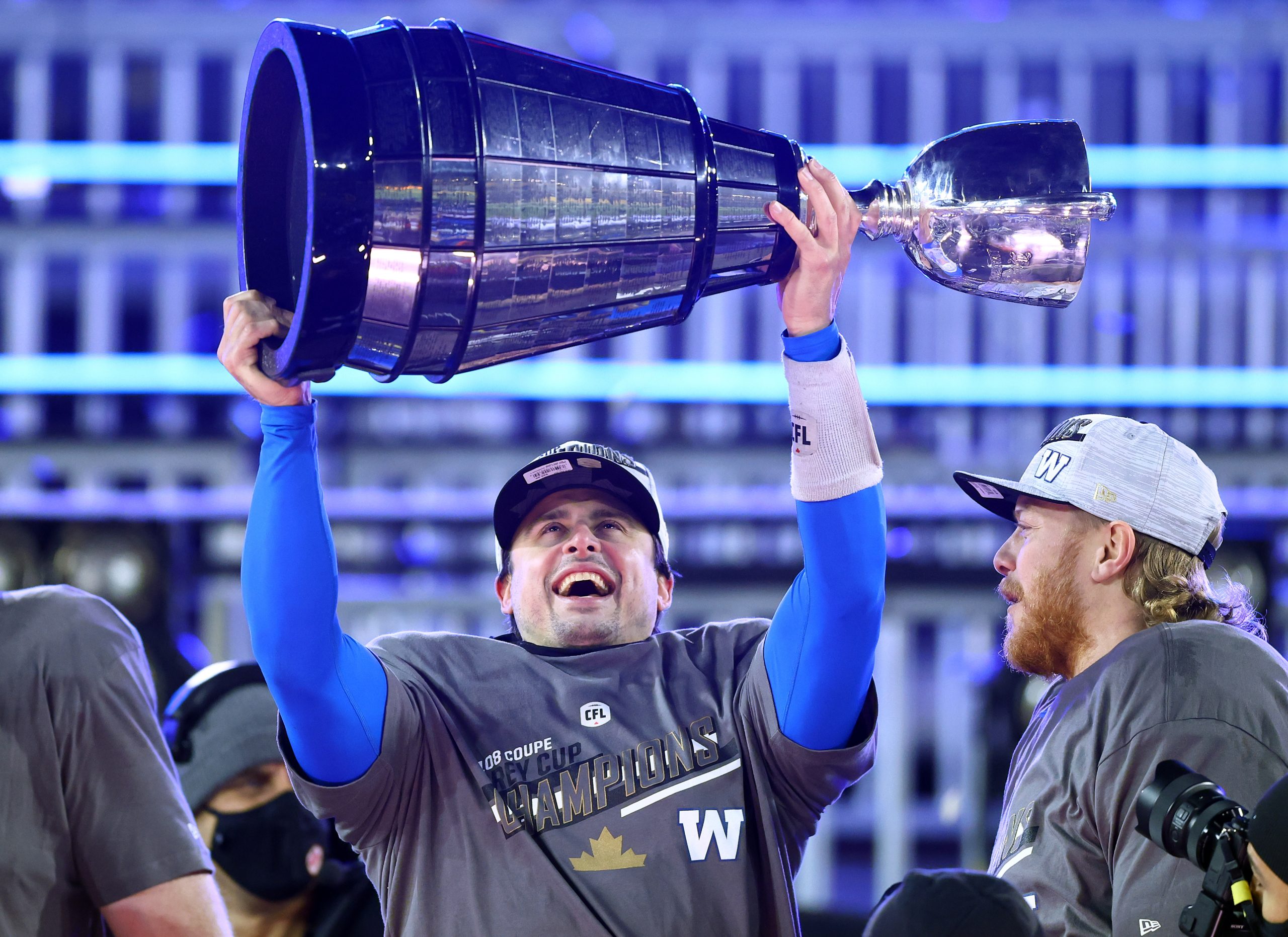 The Grey Cup and the Stanley Cup - together 